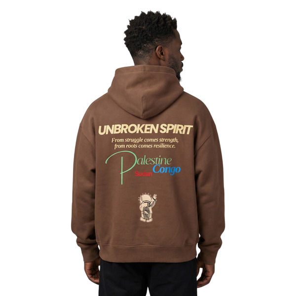 Oversized Premium Hoodie - The unbroken spirit